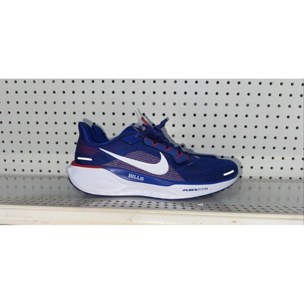 Nike Air Zoom Pegasus 41 Buffalo Bills Mens Athletic Running Shoes Size 9 Blue
